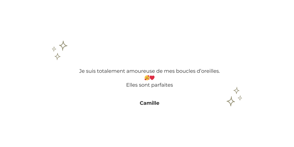 Avis client : Des créations pures et douces crées avec sincérité . Corinne