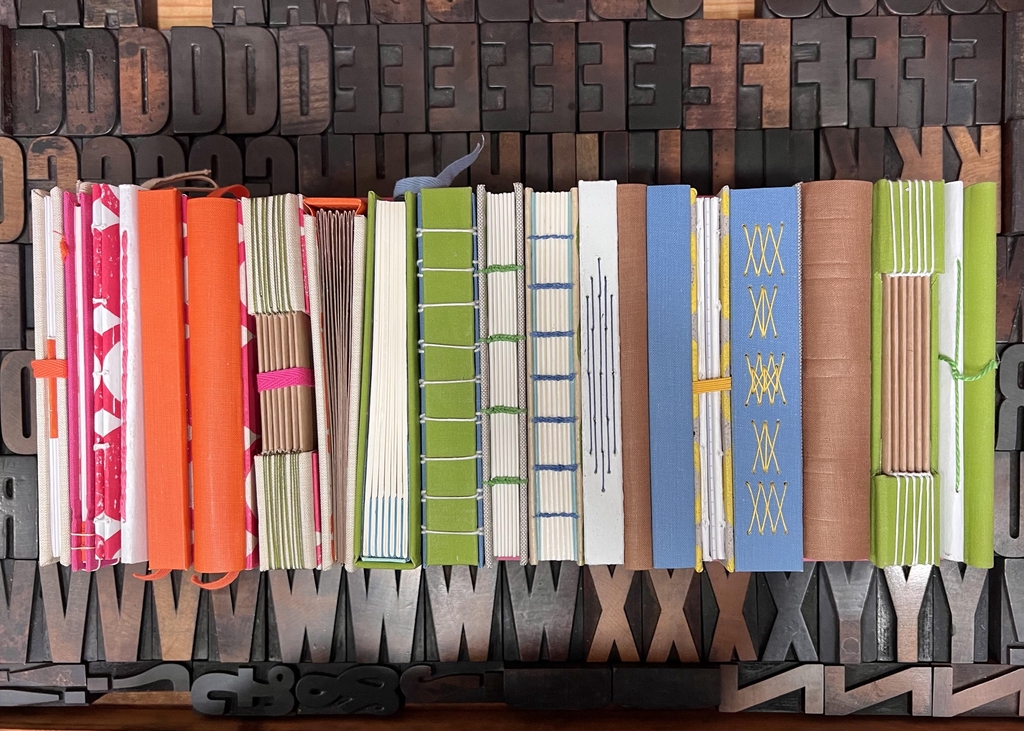 many ways to bind a book on vintage wood type