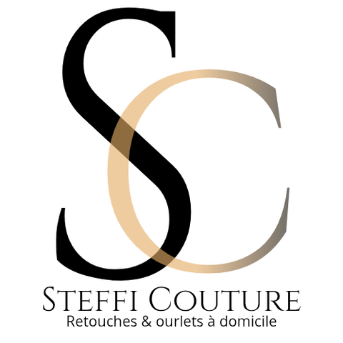Logo de couturière proposant des retouches et ourlets à domicile