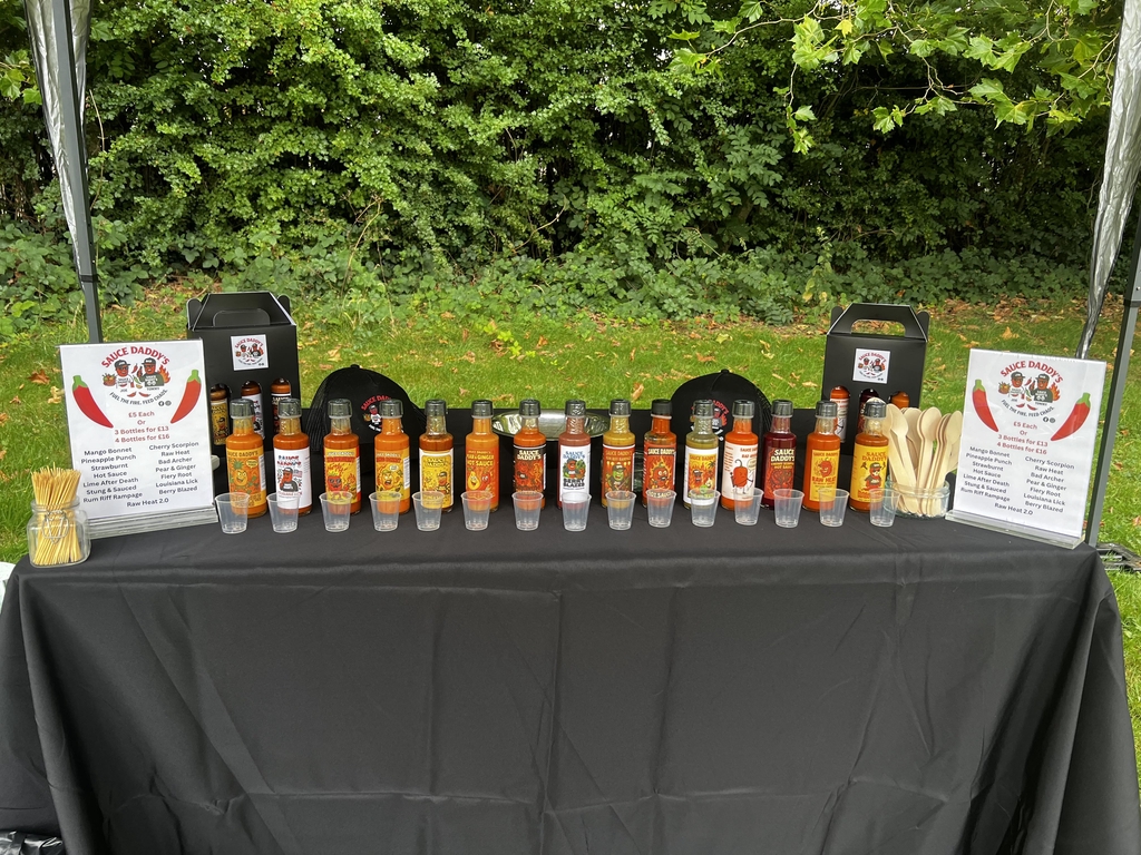 Welcome to Sauce Daddy's, your go-to destination for small-batch, locally made hot sauces. Our sauces are crafted with the finest hand-picked ingredients and no artificial additives. Get ready to spice up your meals with our unique flavours!