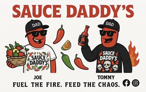 Welcome to Sauce Daddy's, your go-to destination for small-batch, locally made hot sauces. Our sauces are crafted with the finest hand-picked ingredients and no artificial additives. Get ready to spice up your meals with our unique flavours!