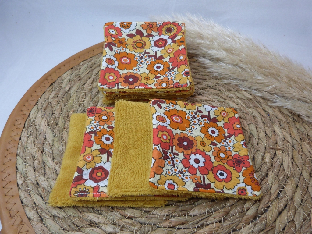 lingettes et cotons lavables 