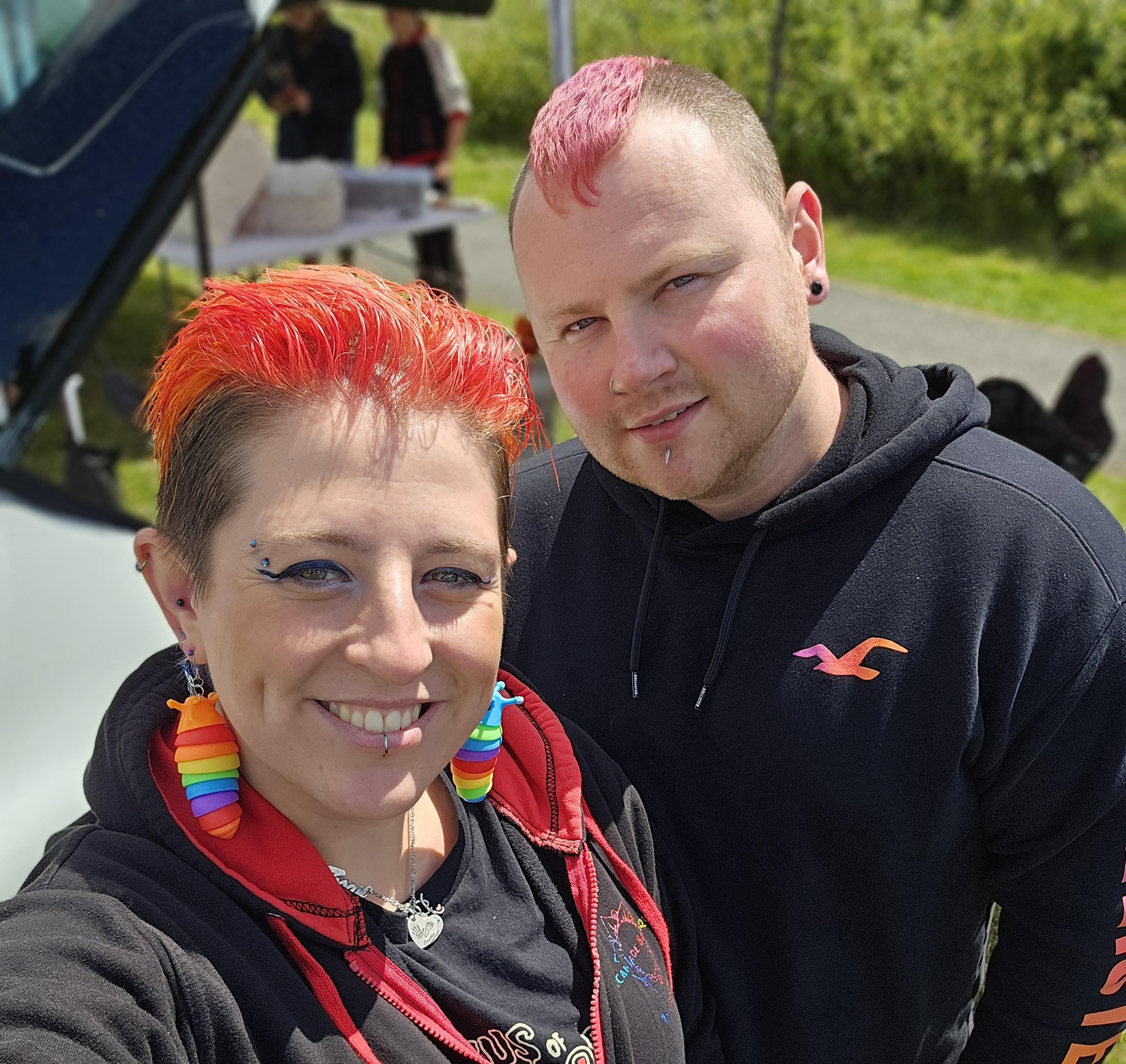 The owner and her husband 