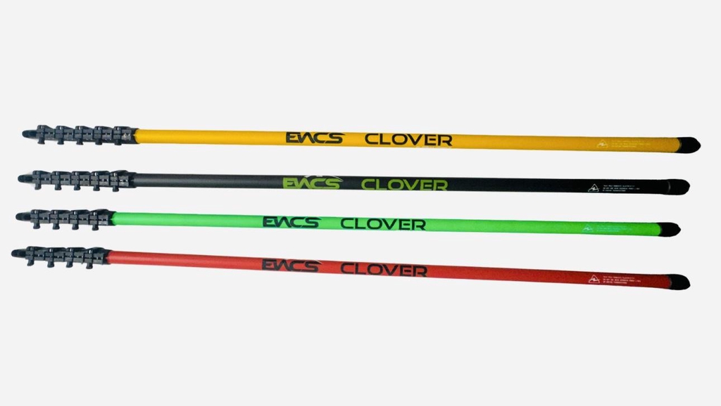 Waterfed poles ranging in size quality