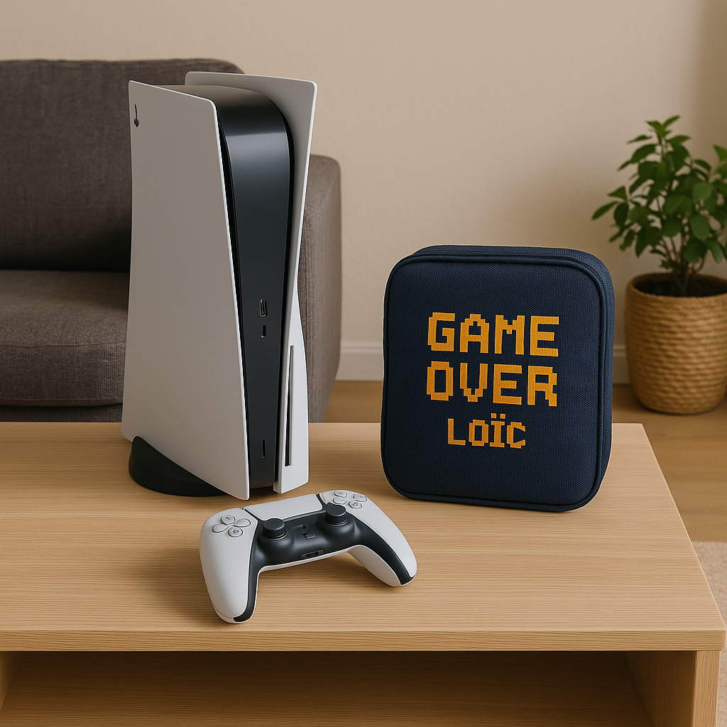 Offrez des cadeaux originaux et personnalisés pour les amateurs de jeux vidéo, films, séries et univers geek.