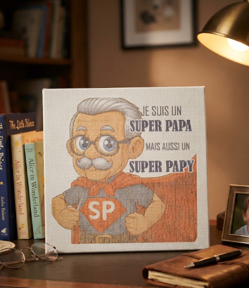 Bienvenue sur notre sélection d'idées cadeaux dédiée aux papys. Découvrez des créations uniques et personnalisées, pensées pour gâter votre grand-père à l'occasion de sa fête, de son anniversaire ou simplement pour lui faire plaisir.