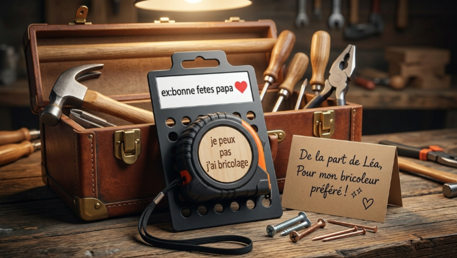 Cadeau Papa Personnalisé Gravé en Sarthe | Fête des Pères