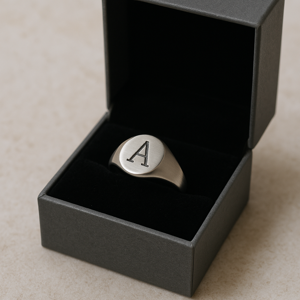 « Découvrez nos bagues à personnaliser en acier inoxydable ou en aluminium. Ajoutez un prénom, une date ou un message pour créer un bijou unique, original et entièrement à votre image. Parfait pour offrir un cadeau mémorable ou se faire plaisir.