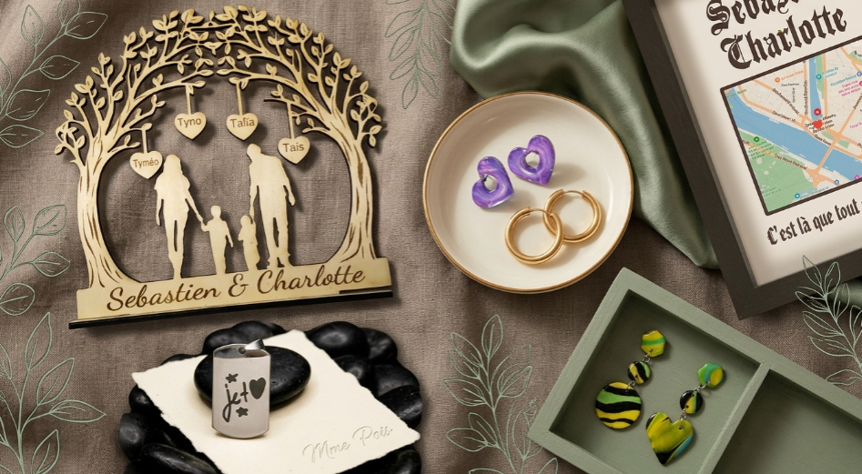 Créez votre cadeau unique avec nous ! Chaque détail est pensé pour refléter vos envies et rendre votre objet ou bijou vraiment personnel. Idéal pour des cadeaux personnalisés, faits main, originaux et sur mesure, adaptés à toutes les occasions.