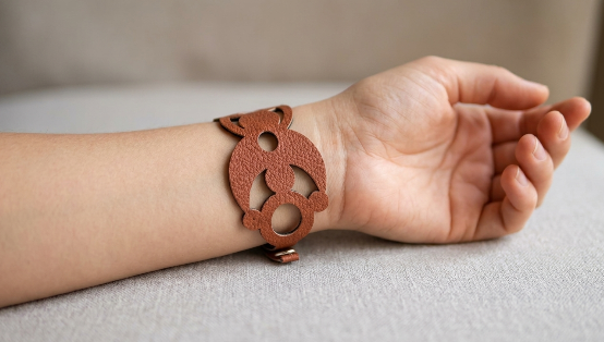 Quand la robustesse de l'acier s'allie à l'audace des matières. Des bracelets artisanaux pensés et créés au cœur de la Sarthe