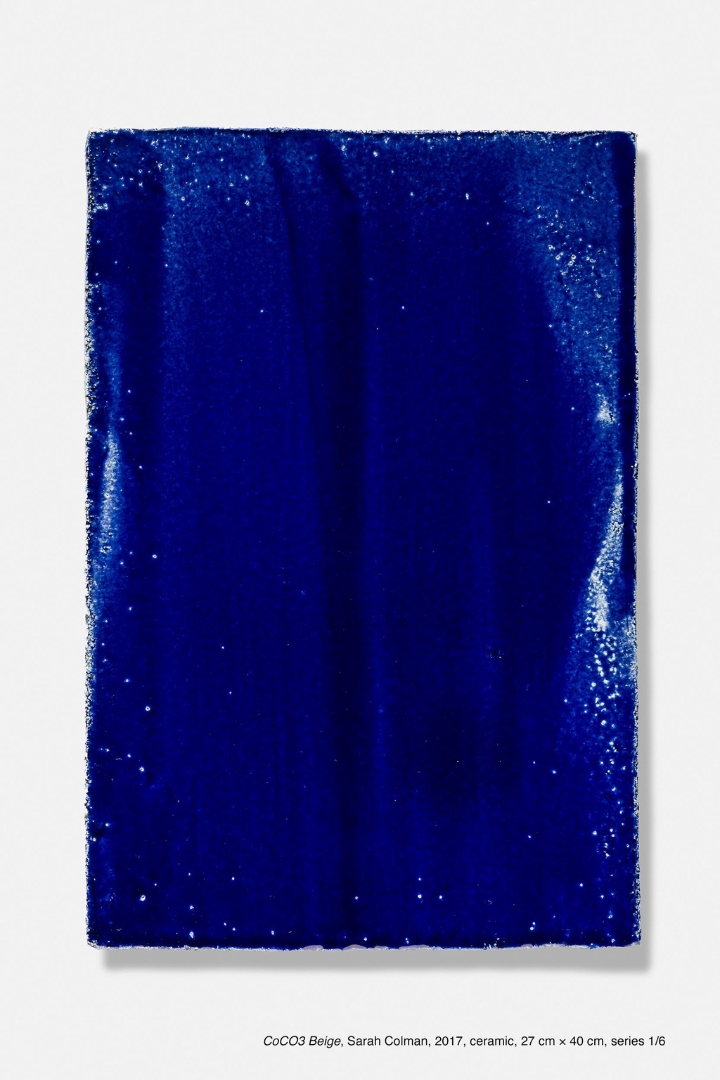 CoCO3 Beige, Sarah Colman, 2017, ceramic, 27 cm × 40 cm, series 1/6