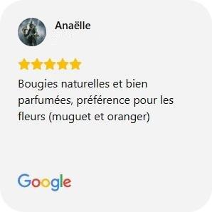 Bougies Naturelles bien parfumées