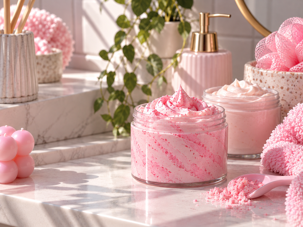 Feel-good whipped soap and body care treats