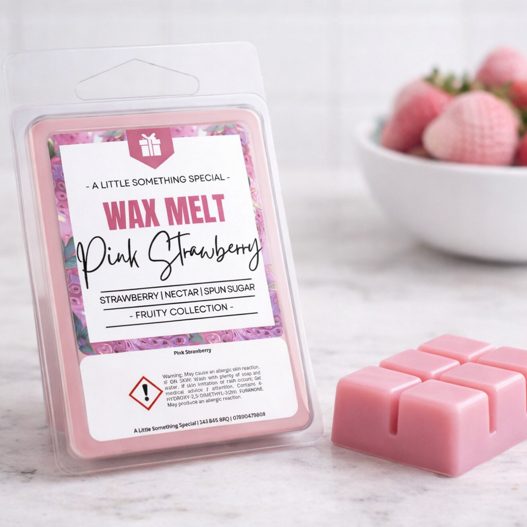 Wax Melt of the Month | Pink Strawberry

If you love fruity, sugary scents with a soft creamy twist then our Melt of the Month has your name written all over it!