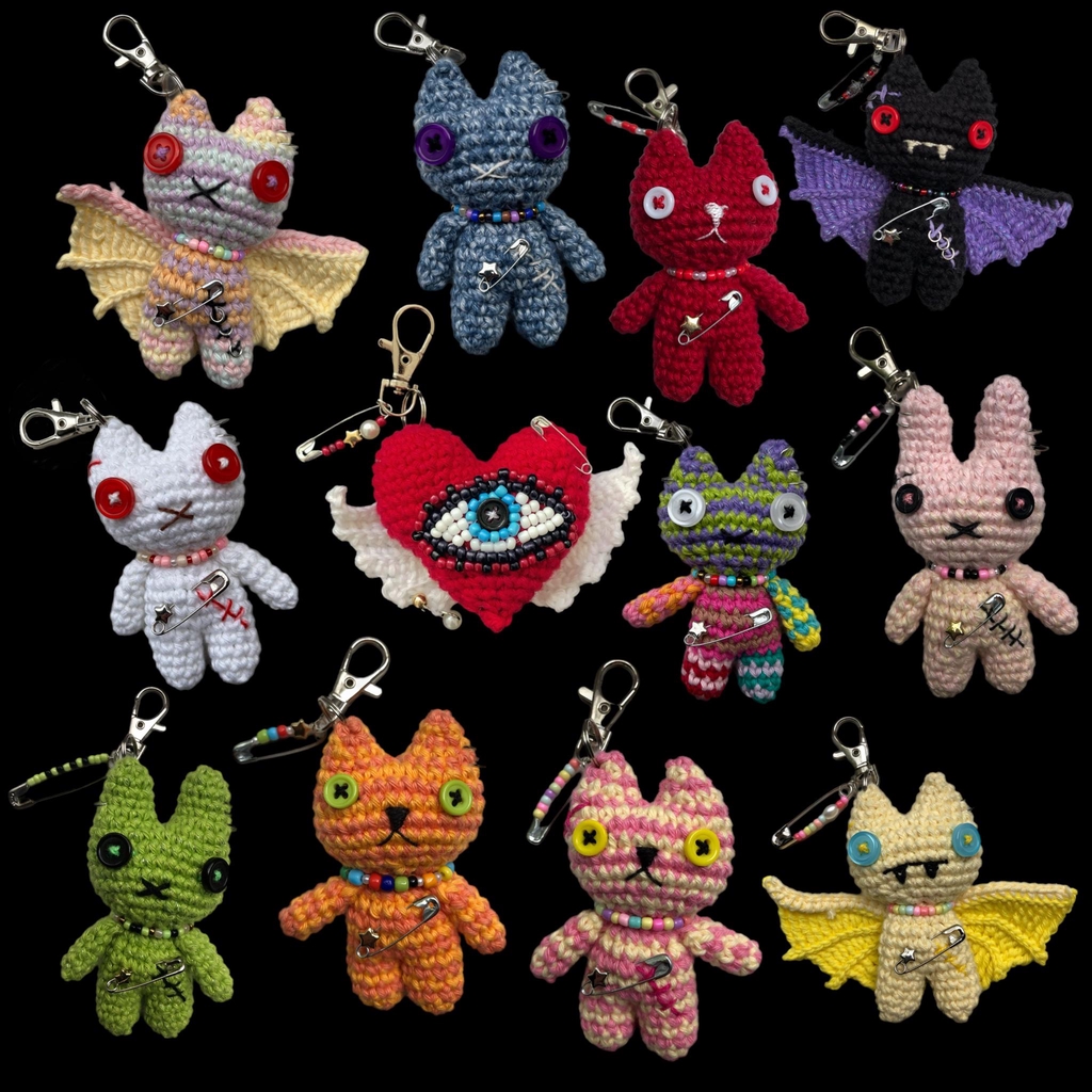 shop crochet keyrings