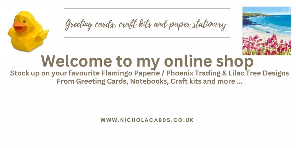 Yellow duckling craft kit and card design Mother's Ivey Bay beach.