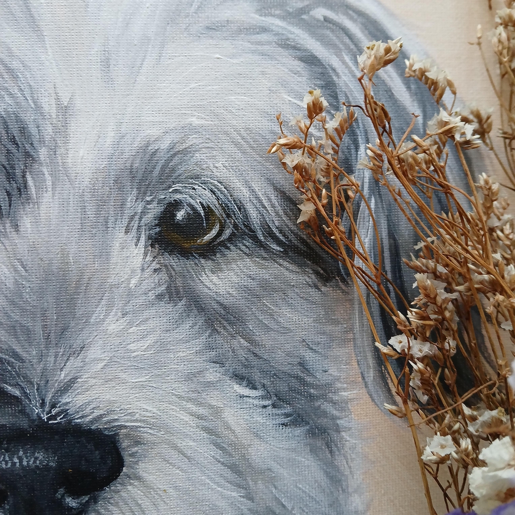 Handpainted pet portraits 