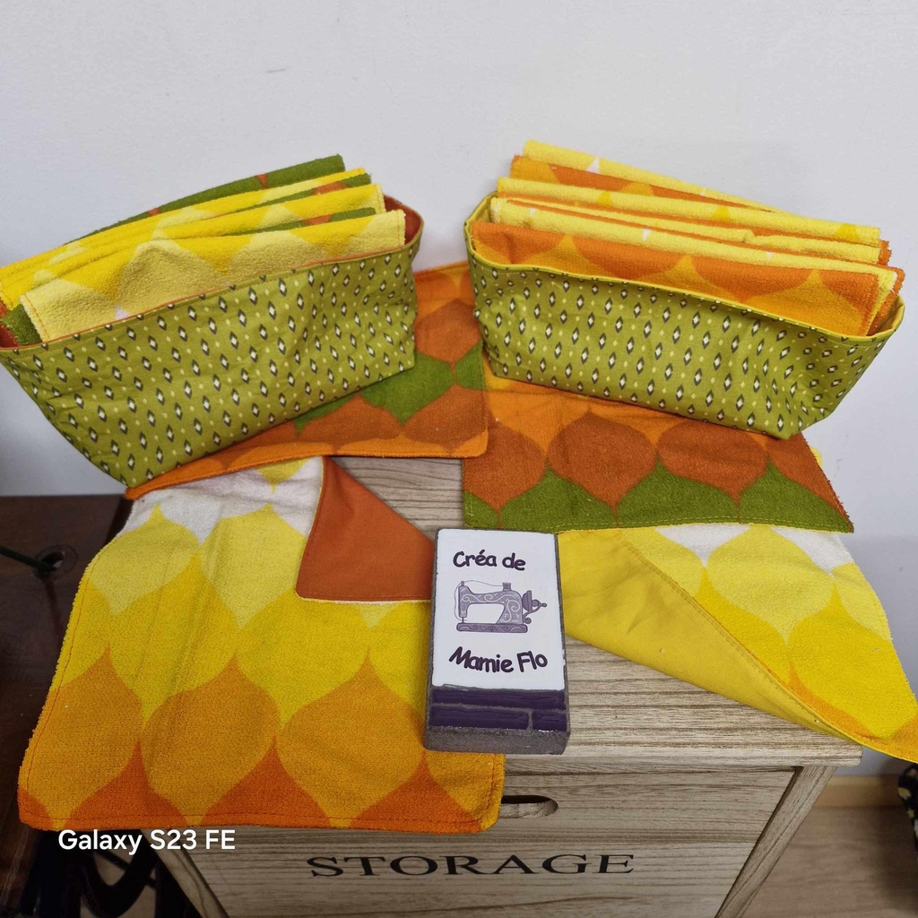 Feuilles essuis tout lavable