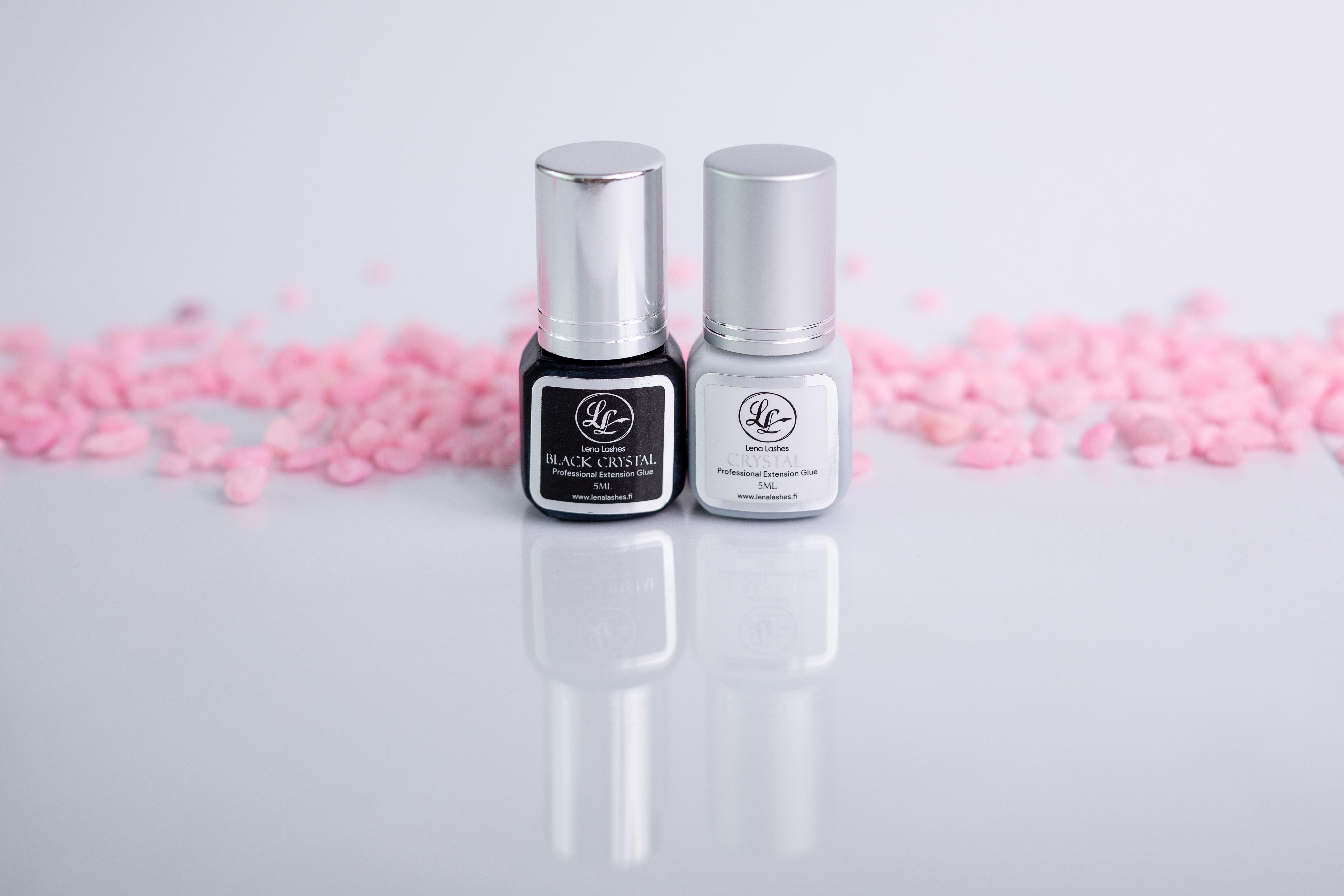 LenaLashes ripset liima, Eyelash glue, ripsienpidennykset