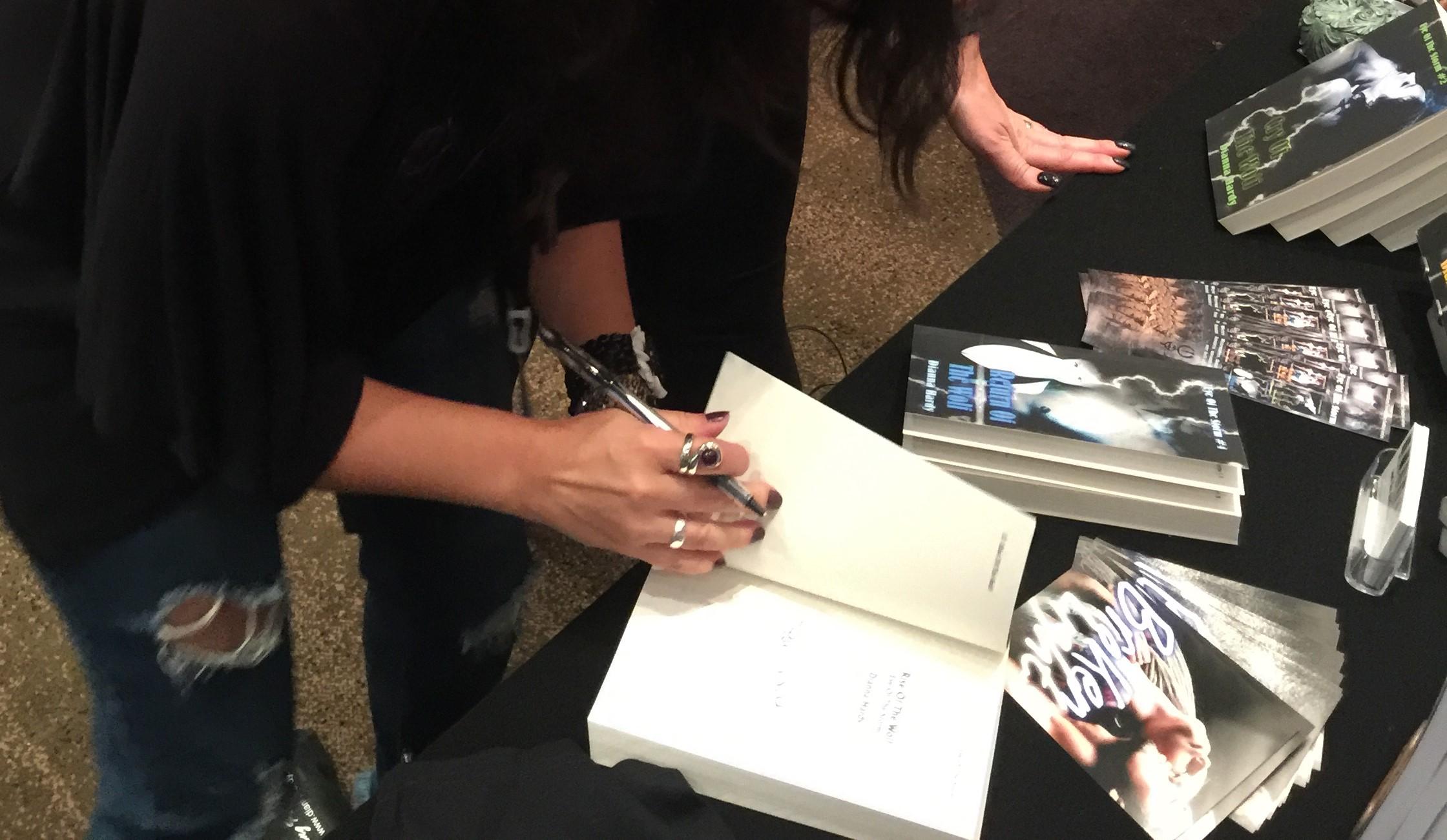 Book signing events where you can find Bitten Fruit Books & Media, and Dianna Hardy,