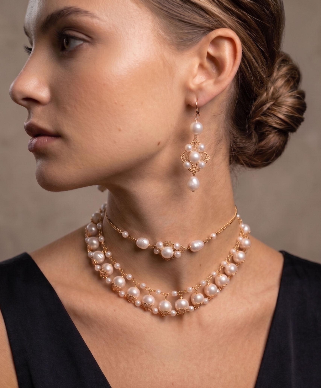 bijoux en perles semi précieuses