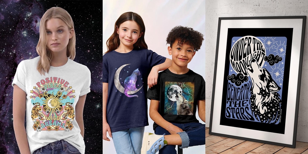 Mercury Eclipse, unique cosmic prints designed to stand out.