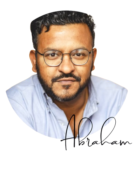Abraham, founder and artist behind Somnium By Abraham, a curated home art and decor brand based in London