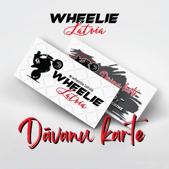 Wheelie Latvia dávanu karte