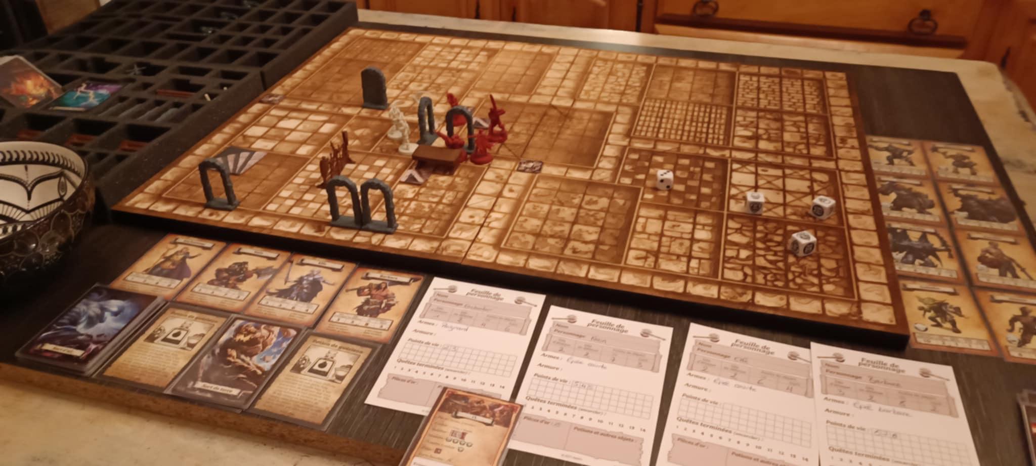 plateau de jeux Heroquest