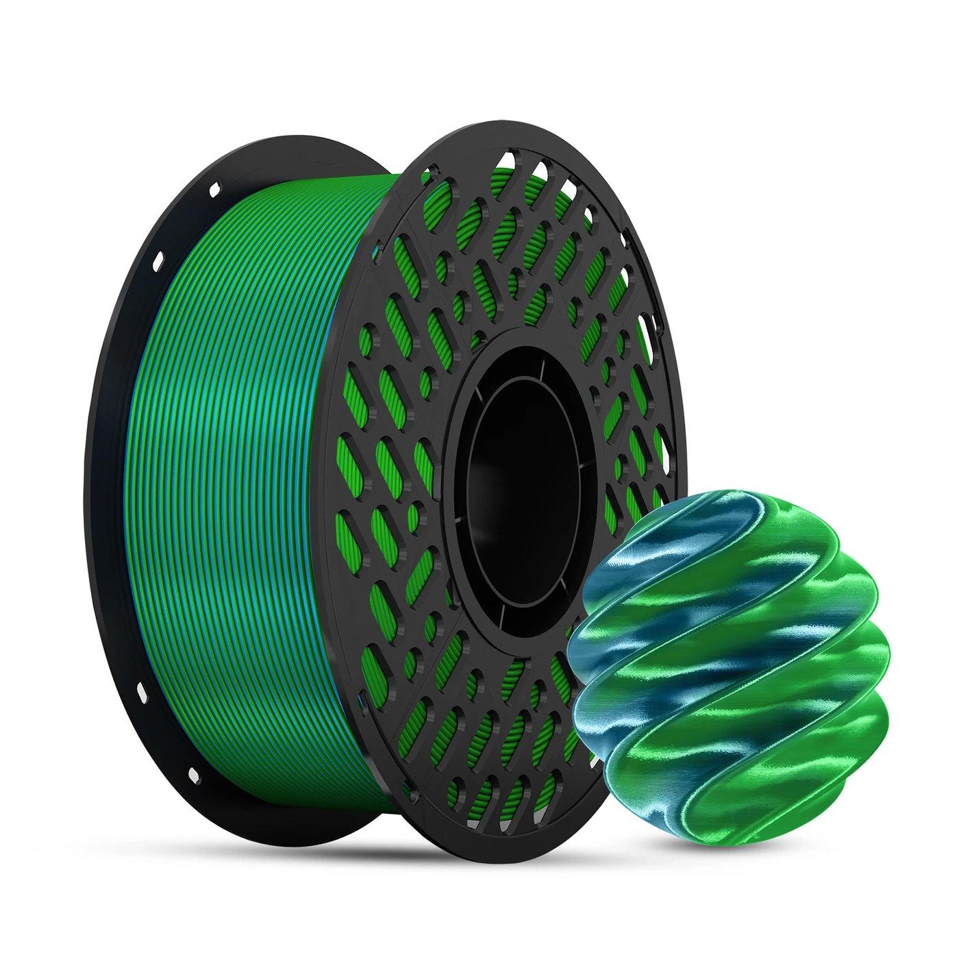 Filament bleu & vert