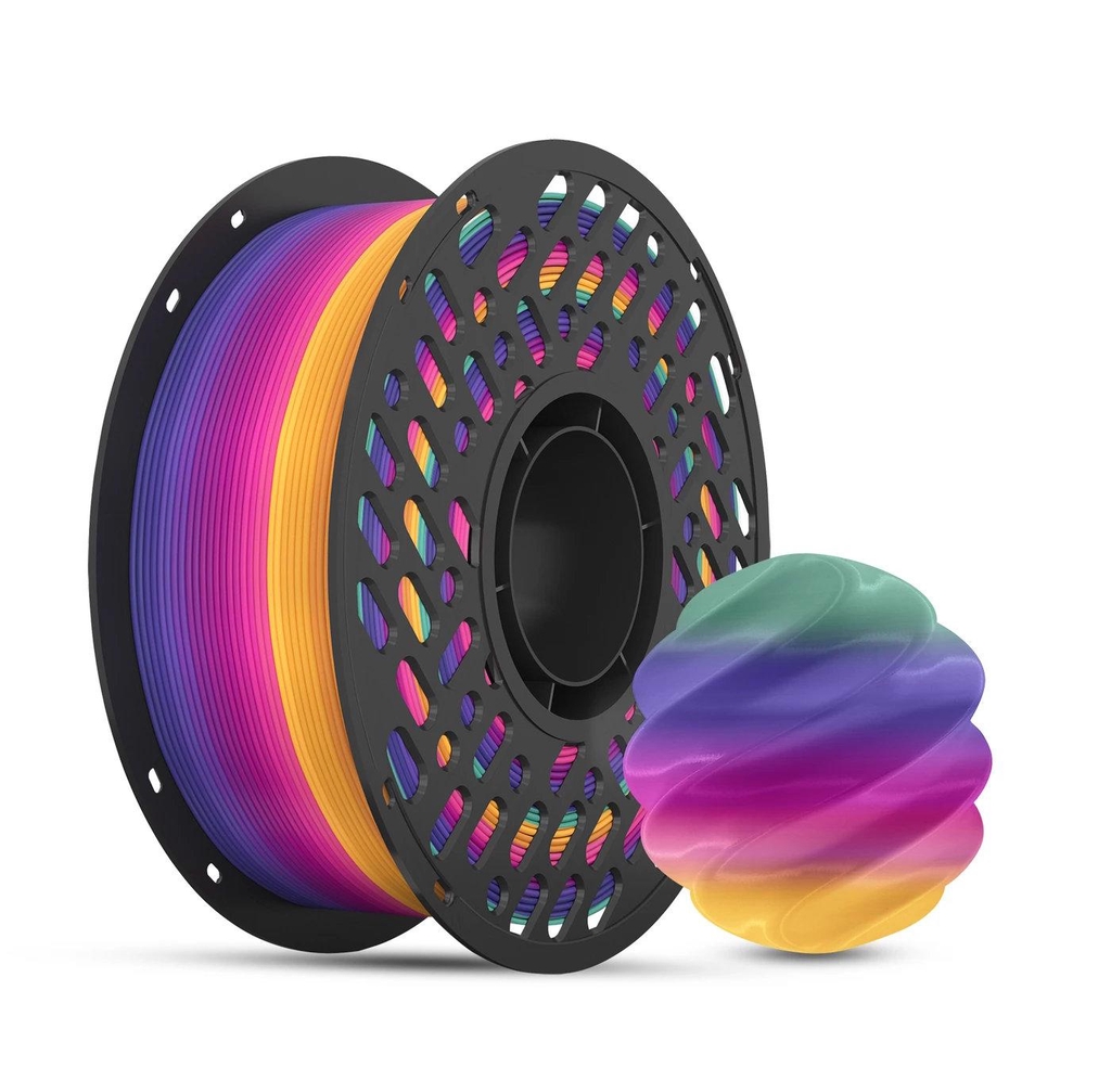 Filament dégradé arc-en-ciel