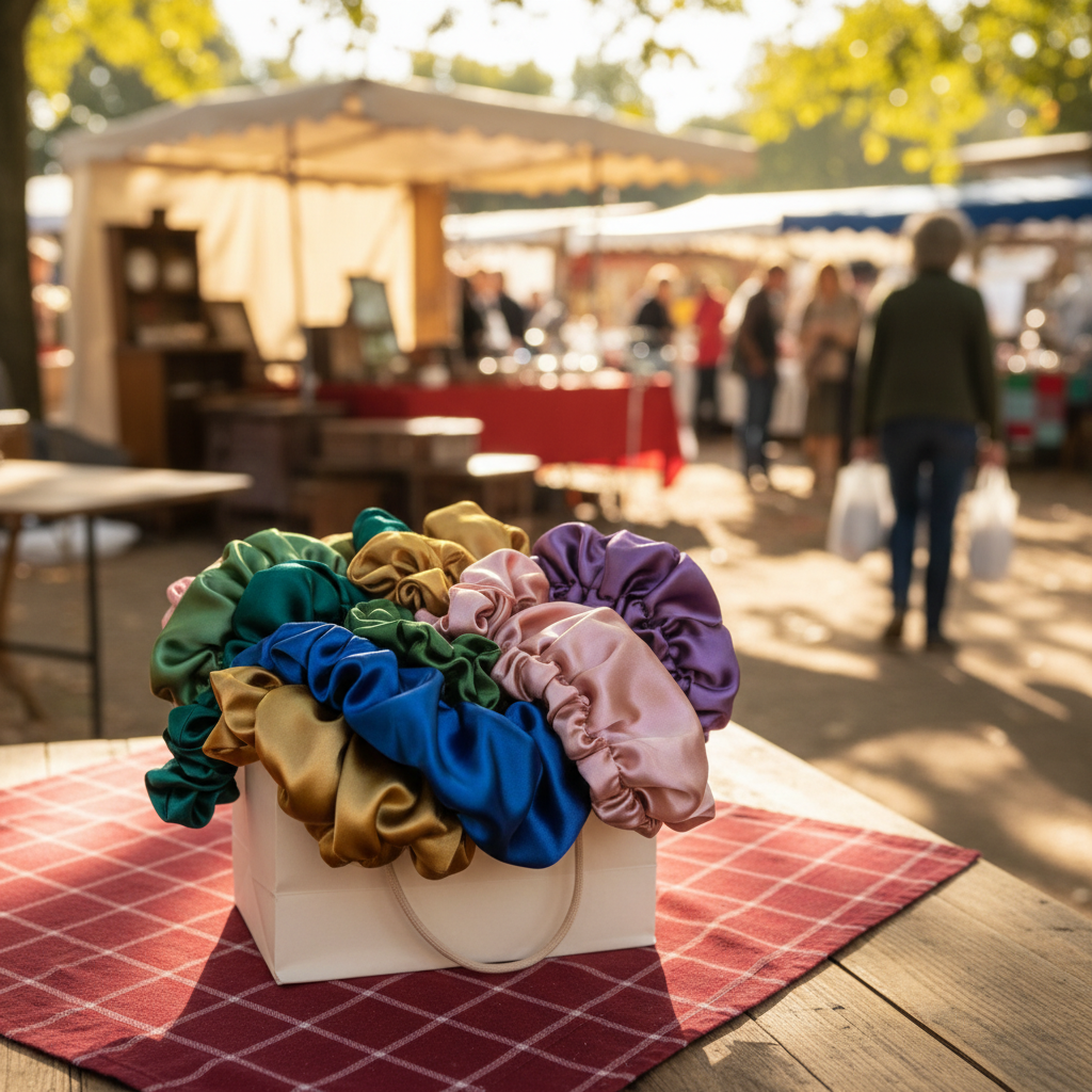 Commandez vos bonnets en satin, wax, madras et autres accessoires cheveux en me contacter via les réseaux sociaux ou via la page contact du site. Et venez récupérer votre commande lors d'une brocante sur Paris !