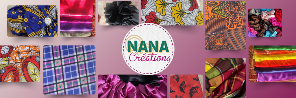 Bonnet en satin noir réversible fait main pour protection des cheveux