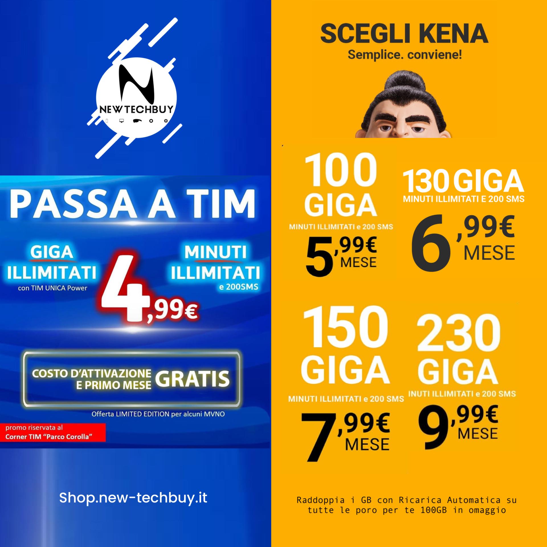 PORTA IL TUO NUMERO E SCEGLI LA TUA OFFERTA
Approfittane subito, puoi portare il tuo numero da qualsiasi operatore oppure puoi attivarne uno nuovo alle stesse condizioni.