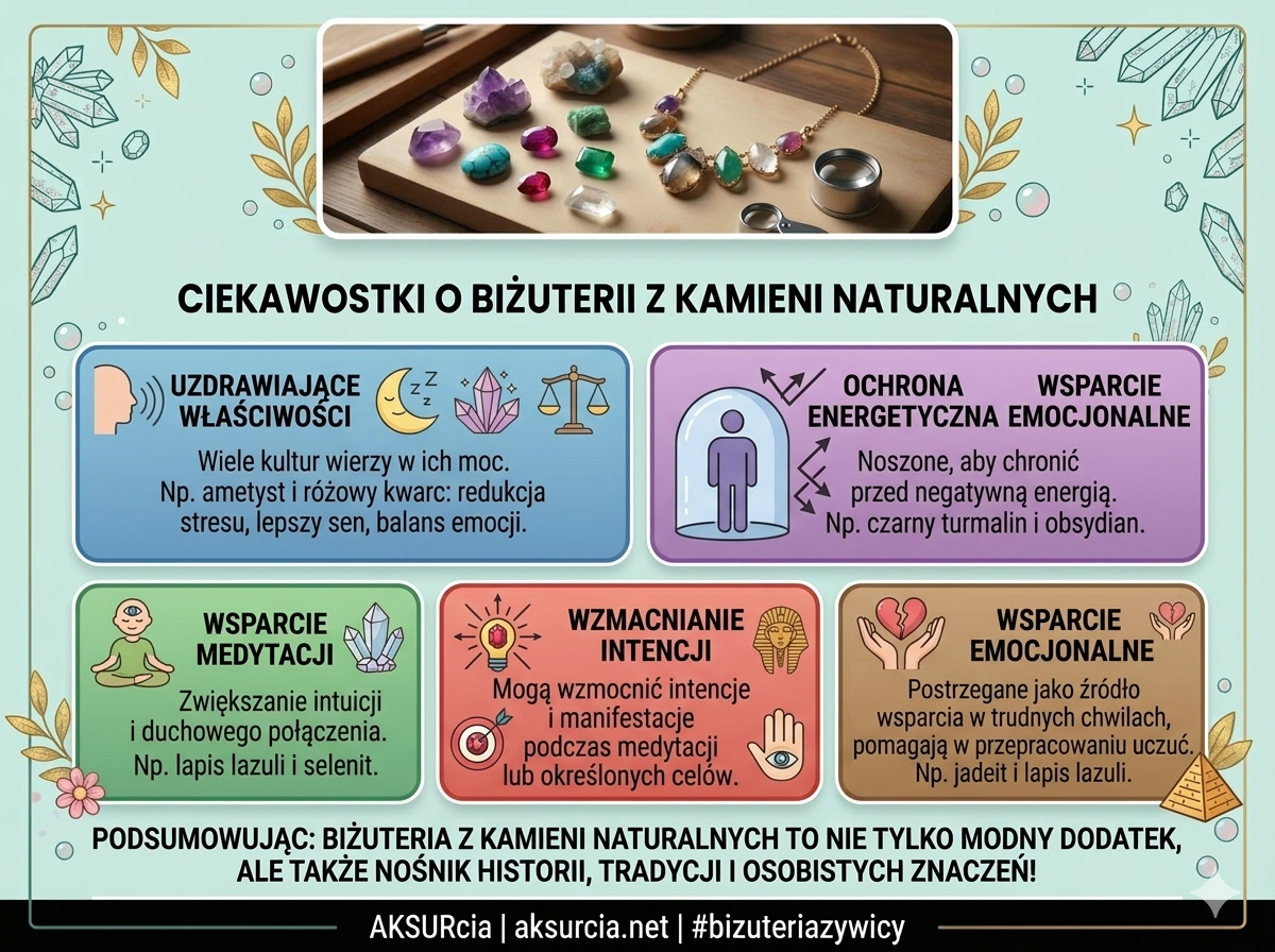 Ciekawostki o biżuterii z kamieni naturalnych C.D.