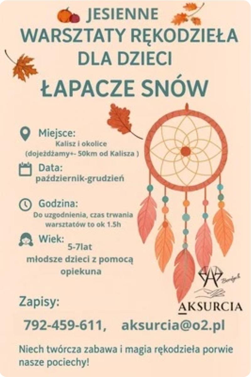 Warsztaty Rękodzieła dla Dzieci Łapacze Snów