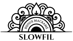Logo Slowfil - Bijoux upcyclés en micromacramé et galets de Bretagne, artisanat éco-responsable.