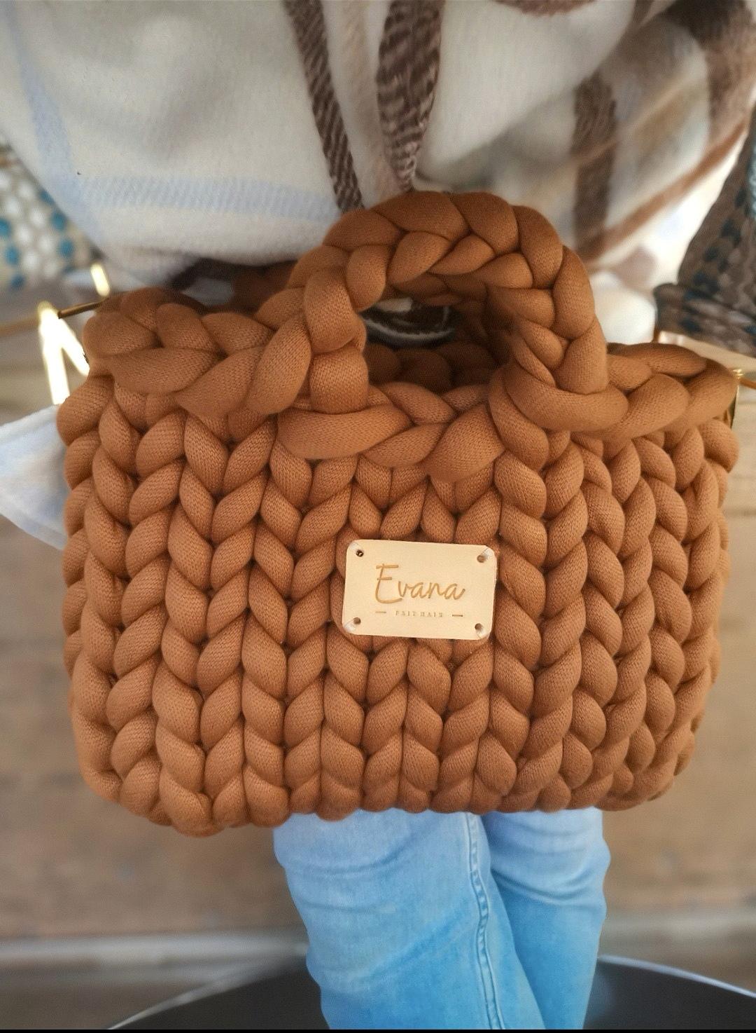 sac avec logo cuir végétal