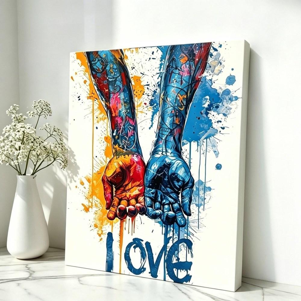 Une collection d'impressions sur toile originale et variée en haute qualité : personnages expressifs, paysages éclatants et animaux amusants, décoration réaliste, romantique ou pop art.