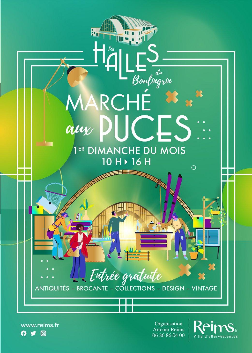 Aux Puces du Boulingrin à Reims le 7 décembre !