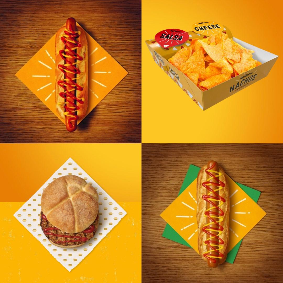 Rollover hotdog and cheese burger in Sheffield