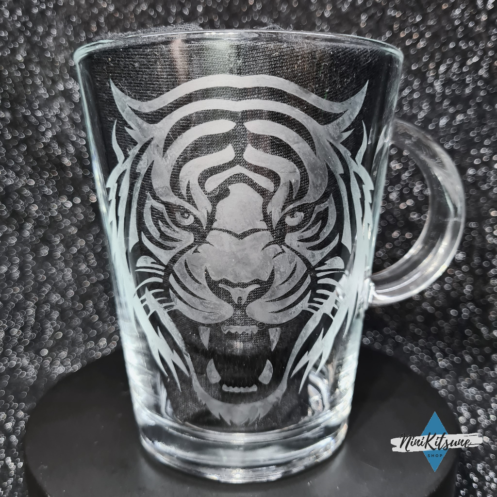 Gravure sur verre fait main