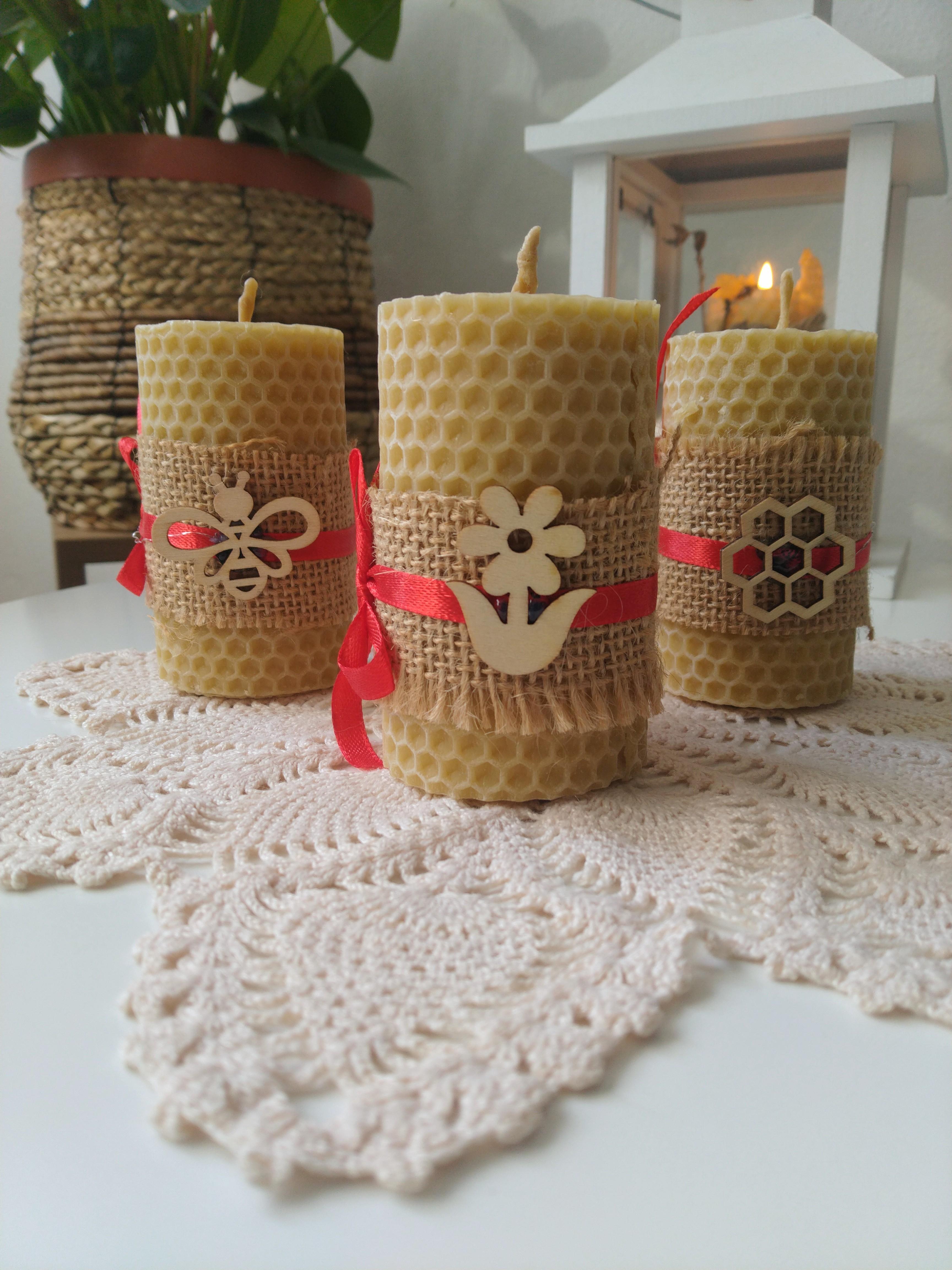 Candele in Cera d'api