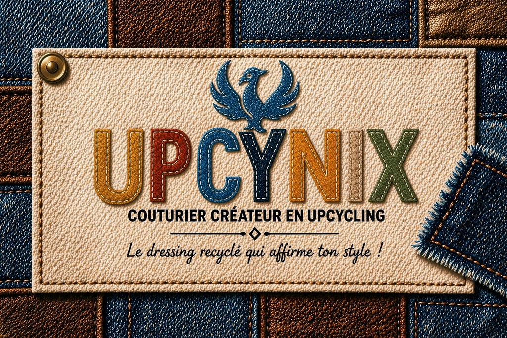 “UPCYNIX est une boutique en ligne spécialisée dans les sacs en denim recyclé et accessoires en upcycling. Chaque création est une pièce unique, confectionnée à la main à partir de textiles revalorisés.”