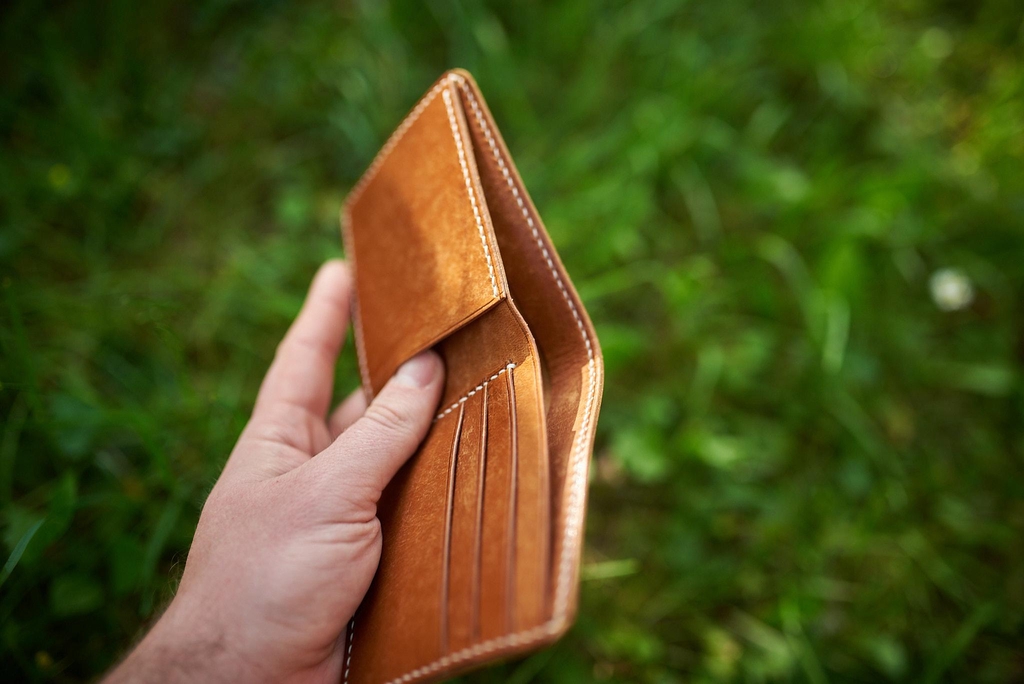 Peňaženka Korheľ, kožená peňaženka, kvalitná, ručne šitá, handmade, koža