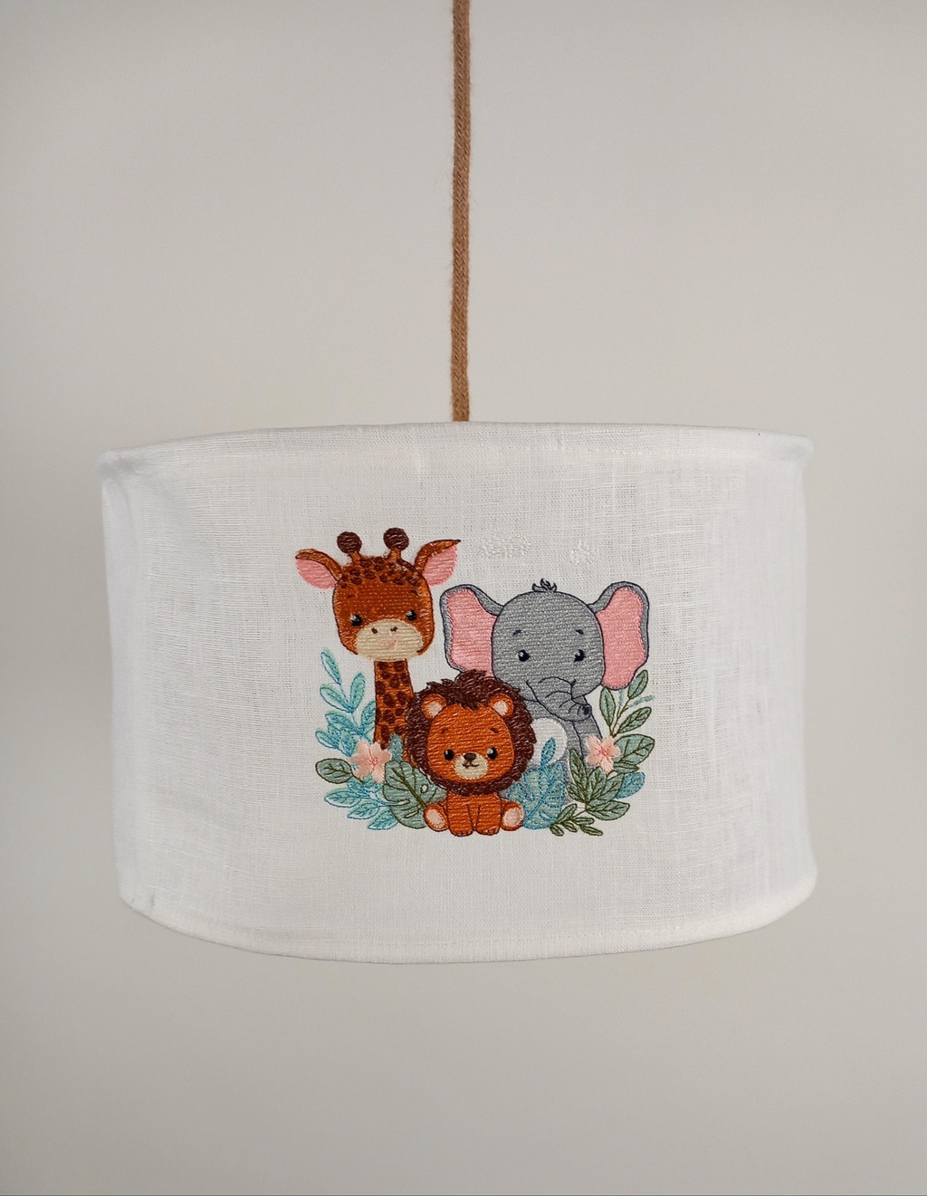 abat-jour enfant en lin