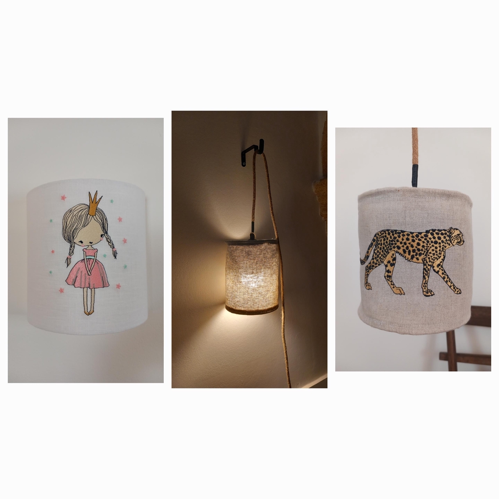 Anne-Lise Vallée, créateur fabricant d'abat-jour lin naturel, abat-jour chanvre artisanal