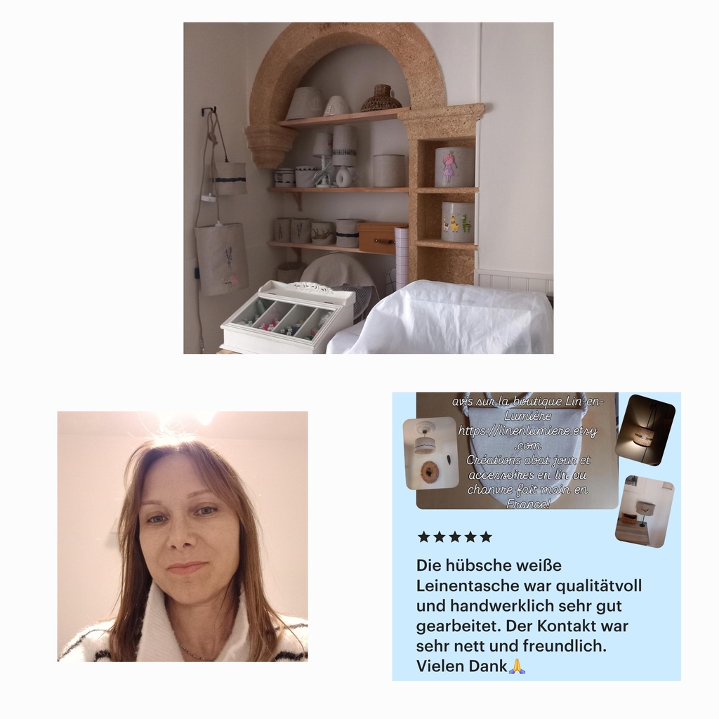 Anne-Lise Vallée, fabrication artisanale abat-jour 
