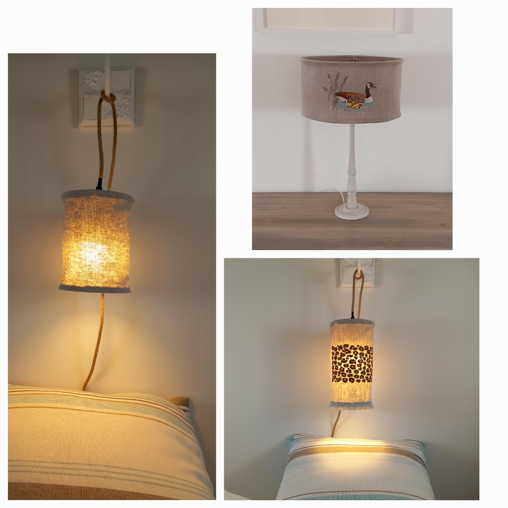 Créateur fabricant d'abat-jour en lin et chanvre artisanaux
