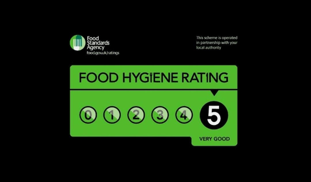 • Fully registered
• 5 star hygiene rating
• Fully insured
• Relevant training up to date. 